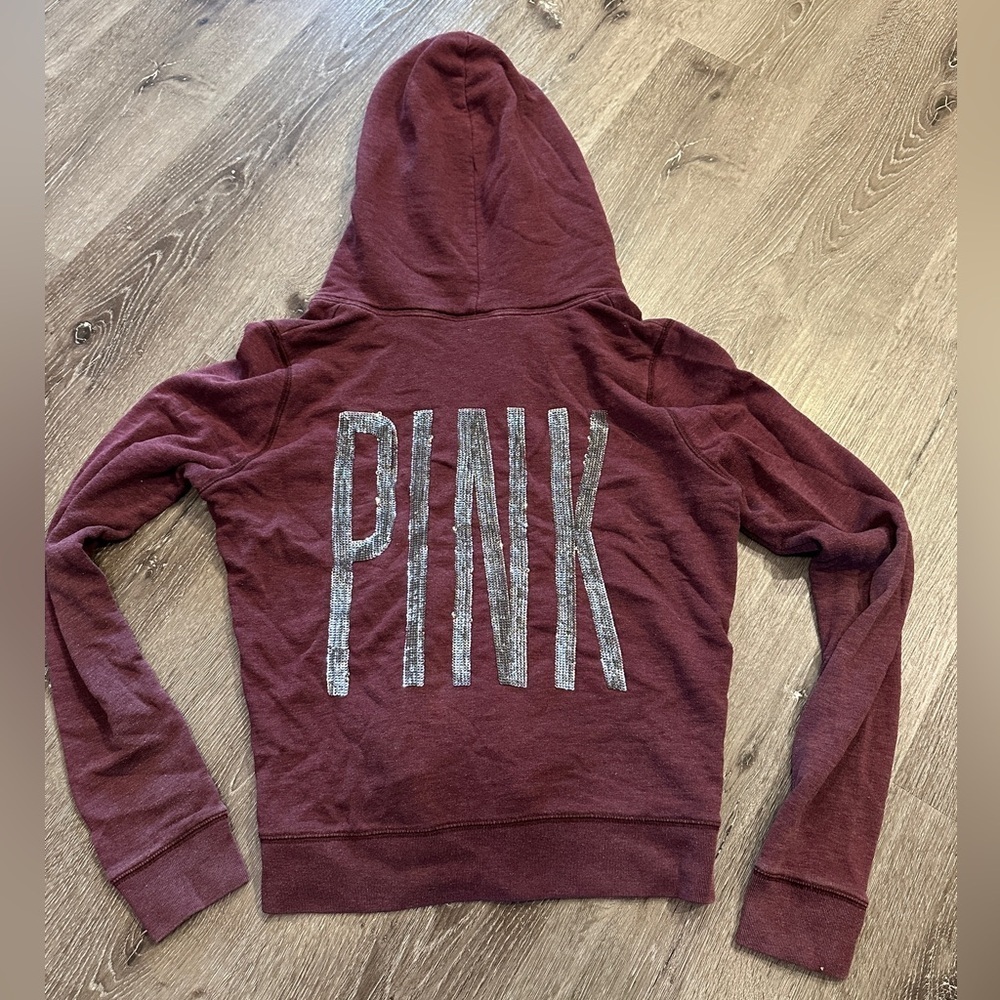 Victoria’s Secret PINK Y2K zip up hoodie sweatshirt